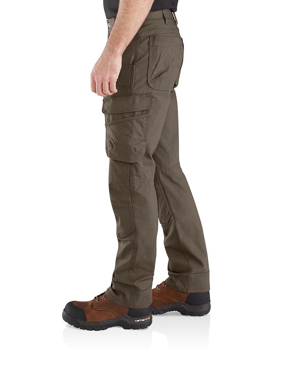 Carhartt Steel Rugged Flex Relaxed Fit Double-Front Cargo Work Pant 34x32 Tarmac - Picture 4 of 10